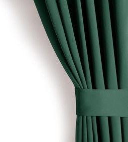 Tmavozelený zatemňovací termo záves 140x270 cm Pleat – Restilo