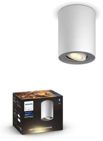 Philips HUE 8719514338500 Stropné svietidlo Philips HUE PILLAR GU10, 5,5W, 2200-6500K, 250lm, IP20, biela