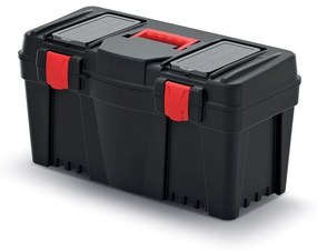 Plastový kufor na náradie CALIDER 59,7 cm čierno-červený