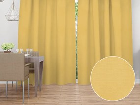 Biante Dekoračný záves - Paris TF-127 Žltý 150x260 cm