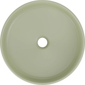Comad Keramické umývadlo na dosku RIVER 1 OLIVE GREEN MATT UN 40, zelená