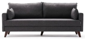 Antracitová rozkladacia pohovka 208 cm Bella – Balcab Home