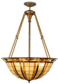 Závesná lampa Machi v štýle Tiffany