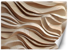 Gario Fototapeta Abstraktné drevené vlny Materiál: Vliesová, Rozmery: 200 x 140 cm