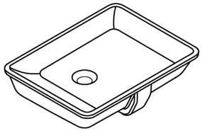 GROHE 3948000H - Umývadlo CUBE CERAMIC 492 × 370 mm keramika/biela