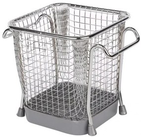 Odkvapkávač na príbor 12x16x13 cm nerez