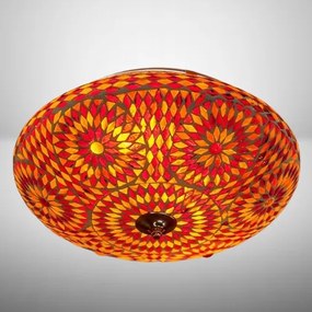 Turecké stropné svietidlo stropnica mozaika Melon RUBY Ø38