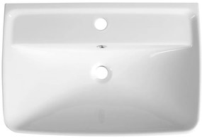 Aqualine Aqualine, DURU keramické umývadlo 60x40cm, biela, TU0351