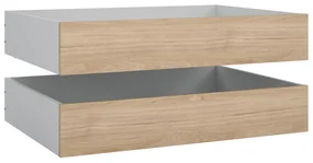 Zásuvky pod posteľ v prírodnej farbe v súprave 2 ks 90x190/140x190 cm Naia – Tvilum
