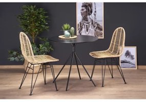 Jedálenský stôl HOMORA čierny