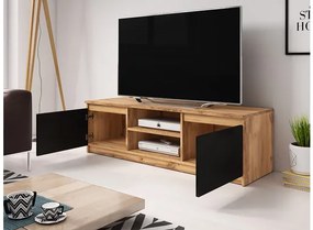 TV skrinka Zekazo (dub sonoma + biela) . Vlastná spoľahlivá doprava až k Vám domov. 1106284
