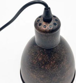 Brilagi - LED luster na lanku RIDDY 1xE27/60W/230V medená/patina