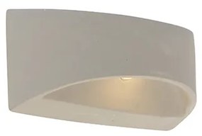 Rustikálna nástenná lampa betónová polkruhová - Adelaide