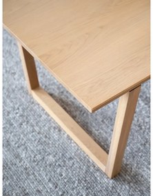 Prírodný jedálenský stôl v dubovom dekore Rowico Colonsay, 215 x 96 cm