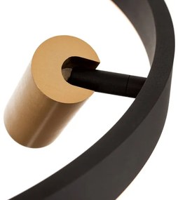 Orion HL 6-1667/3-LED Stmievateľný luster na lanku BERLIN LED/50W/230V čierna/zlatá