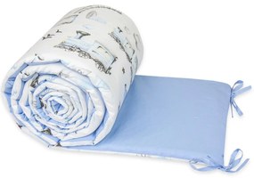 Ankras, mantinel Vláčik modrý, Dĺžka 360 cm