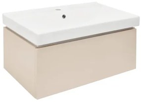 Kúpeľňová skrinka SAT Feel 80x30x46 cm mat SATFEEL80BEU1, 1 ks