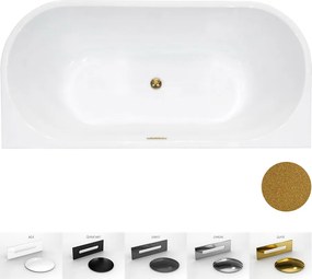 Besco Akrylátová voľne stojaca vaňa Vica NEW Glam Z CC/SP 150x80 (160x80, 170x80), s prepadom BESCO-Typ výpuste: Alcaplast Click-Clack so štrbinovým …