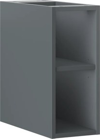 Mexen Box-A, otvorená skrinka s policou 20 cm, grafitová matná, 91AX2-0200-470-0-66