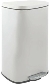 Spirella Pedálový odpadkový kôš soft-close Akira 30 l, matná biela, 30 l