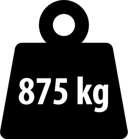 Kovový úložný regál 180 x 90 x 40 cm Humberg HR-852 čierny