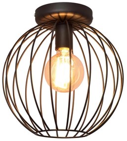 Helam Prisadený luster MERCURE 1xE27/15W/230V pr. 30 cm čierna HE1187