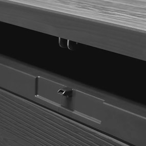 Záhradný úložný box Hill 280 L antracitový