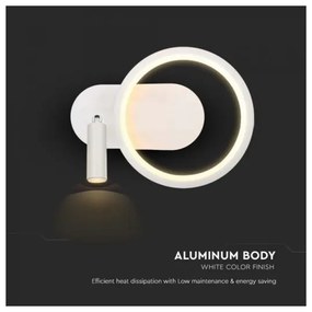 LED Nástenné svietidlo LED/14W/230V 4000K biela