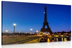 Obraz Eiffelova veža v noci - 60x40