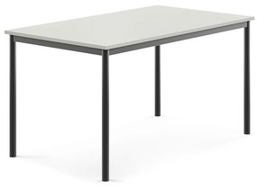 Stôl SONITUS, 1400x800x720 mm, HPL - šedá, antracit