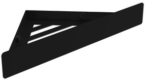 Rea Rea, kúpeľňová polica 285x145x40 mm, SF07, čierna matná, REA-06012