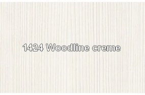 Vitrína Tiffy 2W2S - woodline krém