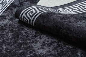 Koberec MIRO 52071.804 rám / grécky, čierny / biely