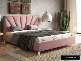 PROXIMA.store - Moderná čalúnená posteľ MALIA ROZMER: 160 x 200 cm, FARBA NÔH: dub