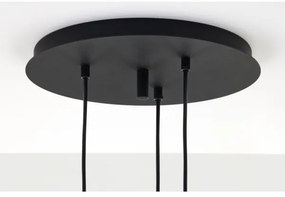 Jupiter 2016 - Luster na lanku ALAS 3xGU10/10W/230V zlatá/čierna