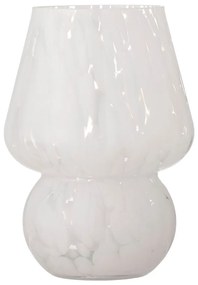 Biela sklenená váza Halim – Bloomingville