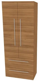 Mereo, Mereo Bino, kúpeľňová skrinka vysoká 163 cm, dvojitá, Multidecor, Orech Dijon prírodný, MER-CN699ODP1