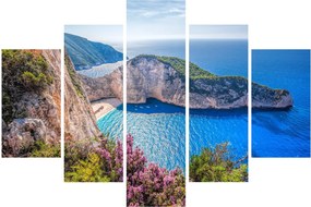 Obraz - Pláž Navagio, Grécko (150x105 cm)