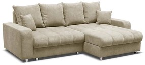 Rohová sedacia súprava Rodos P/L béžová Whisper 2