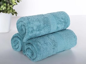 XPOSE® Froté uterák VERONA 3 ks - petrolejový 30x50 cm