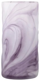 Fialová sklenená ručne vyrobená váza (výška 24,5 cm) Moore – Bloomingville