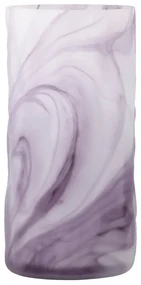 Fialová sklenená ručne vyrobená váza (výška 24,5 cm) Moore – Bloomingville