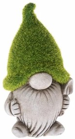 Záhradná dekorácia škriatok s lopatkou, keramika, 10,5 x 18,5 x 8,5 cm