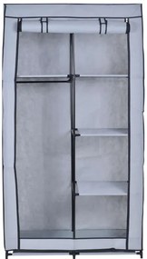 Šatníková skriňa MIRA sivá