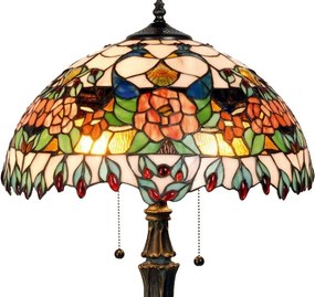 Stolná lampa Tiffany Grapevine - Ø 41*67 cm