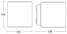 Steinel 055530 - LED Vonkajšie svietidlo so senzorom L 840 LED/9,5W/230V IP44