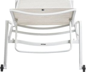 KETTLER DIAMOND hliníkové ležadlo s teakovými opierkami