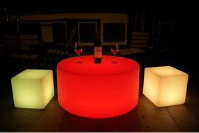 Svietiaca LED guľa 50 cm – 18 RGB + 12 biele
