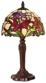 Stolové svietidlo Tiffany ORCHIDEA 40*Ø23 1*E14