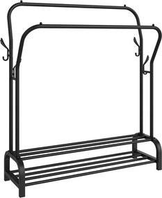 Vešiak na oblečenie v čiernej farbe LARY